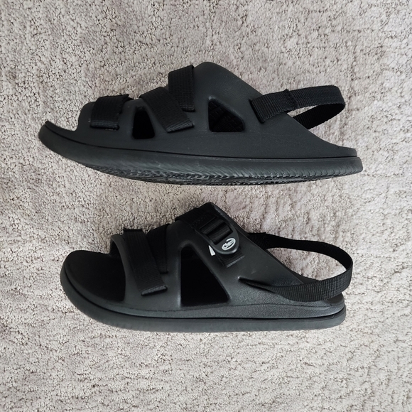 Chaco Chillos Sport Black Sandals Kids/Juniors Unisex Size 3 - Picture 4 of 8